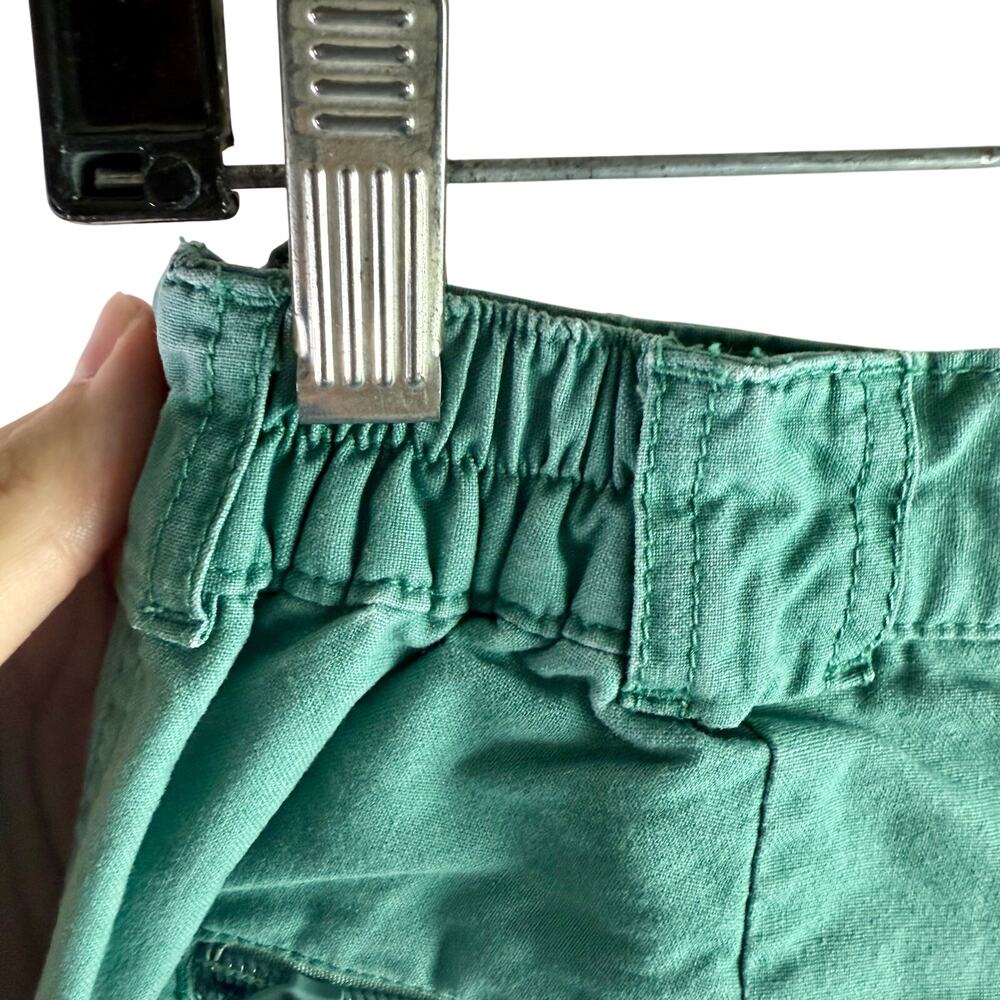 Woolrich Women's 12 Teal 100% Cotton Convertible Cargo Pants Shorts 1012WS - Picture 5 of 11